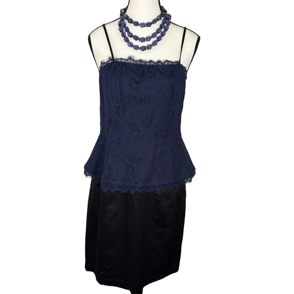 Kate Young for Target Dress Womens Size 8 Peplum Lace Cocktail Coquette Regency